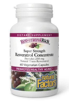 Super Strength Resveratrol Concentrate 250 mg
