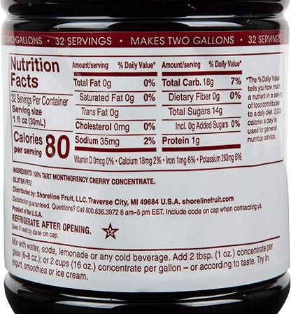 100% Montmorency Tart Cherry Concentrate