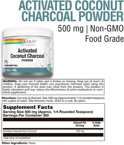 Activated Coconut Charcoal Powder 500mg