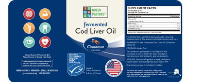 Fermented Cod Liver Oil - Cinnamon