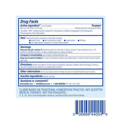 Rhus Tox 30c - Joint Pain Relief