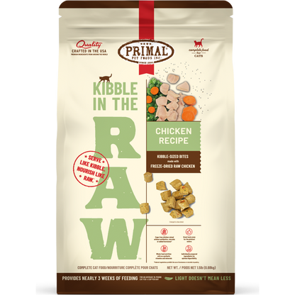 Feline Kibble In the Raw - Chicken Recipe
