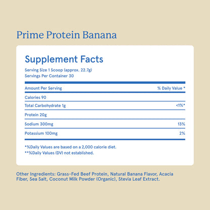 Prime Protein - Banana