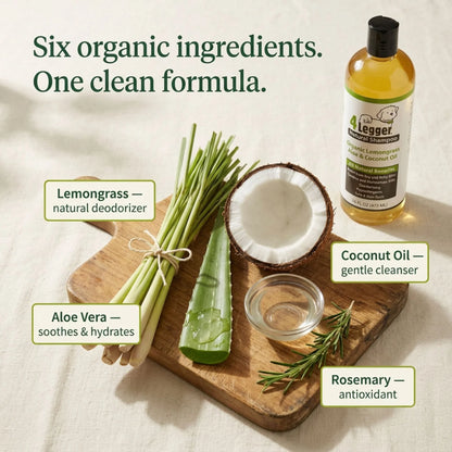 Dog Shampoo Aloe Vera Lemongrass
