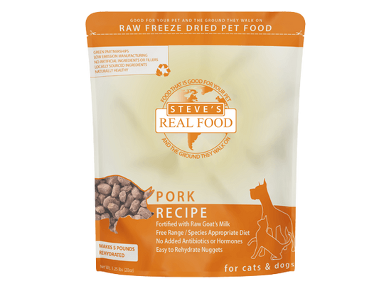 Freeze-Dried Pork Recipe for Pets