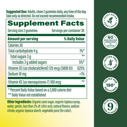 Vitamin D3K2 Gummies