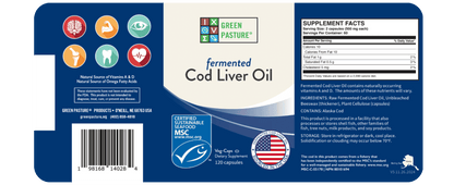 Fermented Cod Liver Oil - Capsules