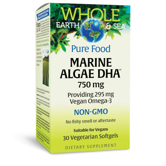 Whole Earth and Sea Marine DHA Vegan Omega-3 300mg