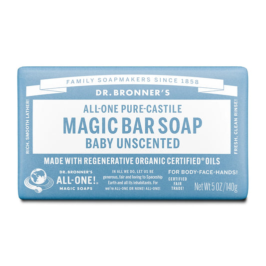 All-One Hemp Pure Castile Bar Soap - Baby - Unscented