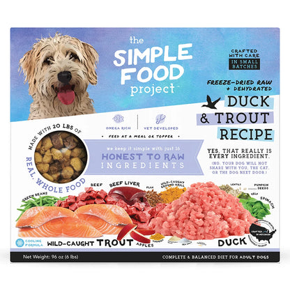 Duck & Trout Dog Food 6lb
