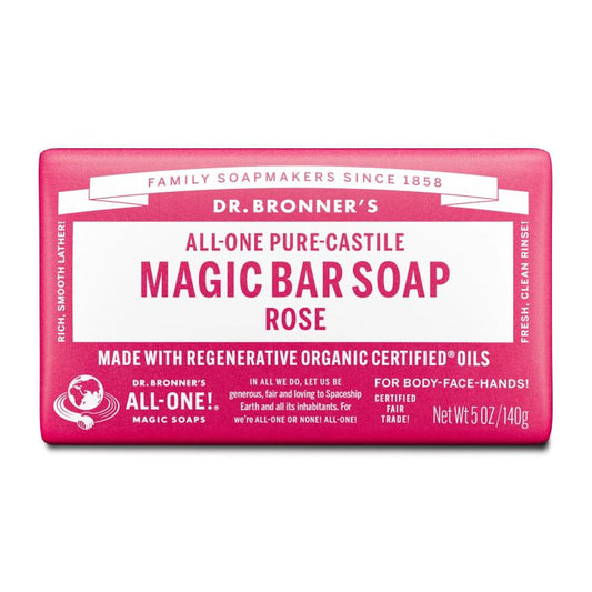 All-One Hemp Pure Castile Bar Soap - Rose