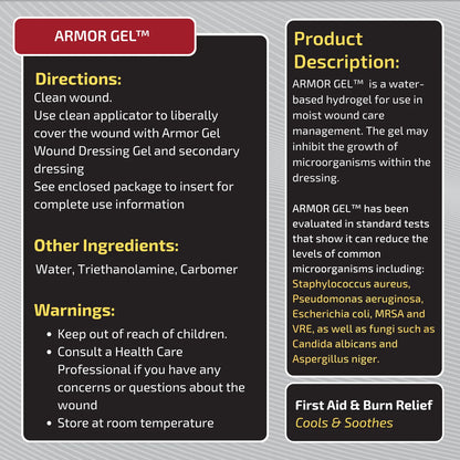 Armor Gel - First Aid & Burn Relief