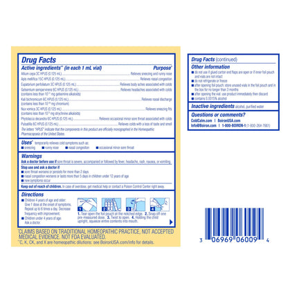 Cold Calm Kids Liquid Doses