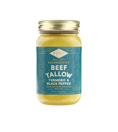 Regenerative Beef Tallow - Turmeric & Black Pepper