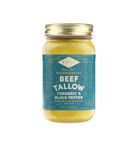 Regenerative Beef Tallow - Turmeric & Black Pepper