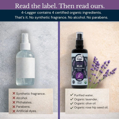 Organic Relax Deodarizing Spray - Lavender